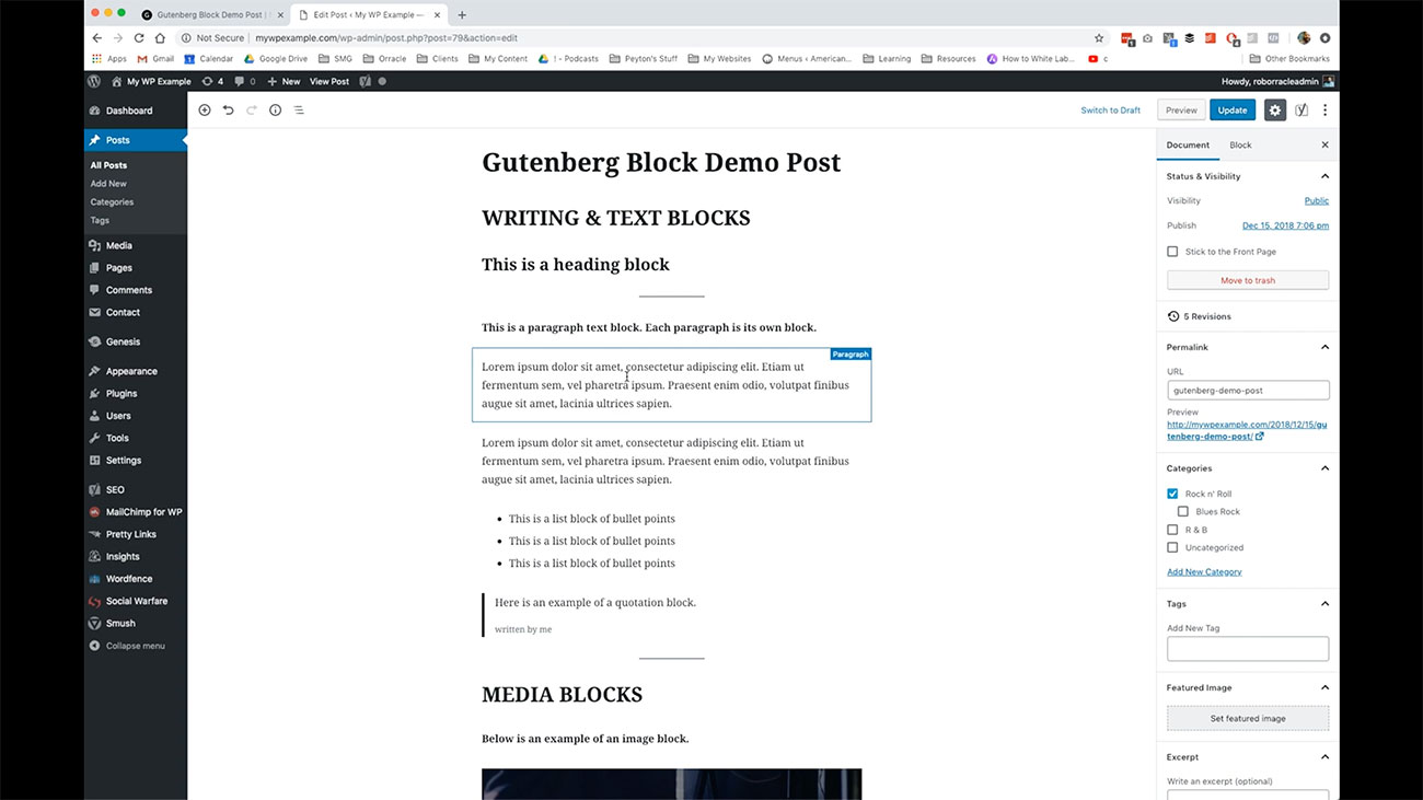 How To Use Gutenberg Blocks